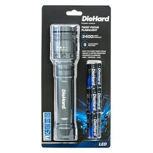 Dorcy DieHard 2400 lm Gray LED Flashlight AA Battery - 1 of 1