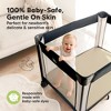 KeaBabies 2-Pack Isla Mini Crib Sheets, Pack and Play Sheets Fitted, Pack N Play Sheets, Fitted Crib Sheet - 4 of 4