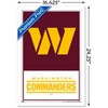 Trends International NFL Washington Commanders - Logo 22 Framed Wall Poster Prints - 3 of 4