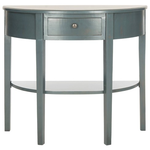 Abram Console Table Teal Safavieh, Teal Console Table Target