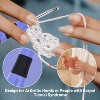 Zcvtbye Rechargeable Lighted Crochet Hook Set with Stitch Counter, 18 Interchangeable Metal Heads, Ergonomic Handle – Gift for Knitters - 3 of 4