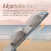 Aluminum Patio Chaise Lounge with 5 Adjustable Positions for Pool Deck Garden Backyard and Sunbathing (Set of 3) - 2 of 4