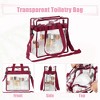 Unique Bargains PVC Zipper Clear Makeup Bag 1 Pc - 3 of 4