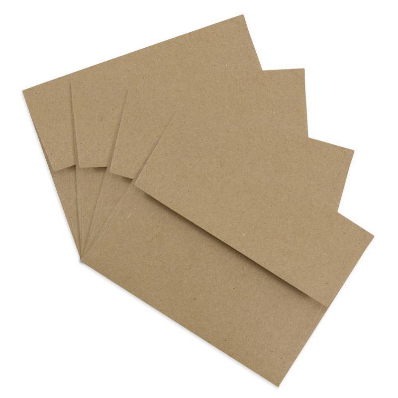 JAM Paper Brown Kraft Paper Bag Envelopes 50pk, 4 of 6