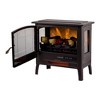 Country Living Infrared Freestanding Electric Fireplace Stove | Electric Indoor Room Heater with Remote, Multiple Flame Colors with Faux Wooden Logs - 3 of 4