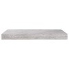 vidaXL Floating Wall Shelf Concrete Gray 19.7"x9.1"x1.5" MDF - 3 of 4