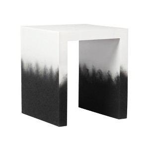 TOV Furniture Matra End Table in Black and White - 1 of 4