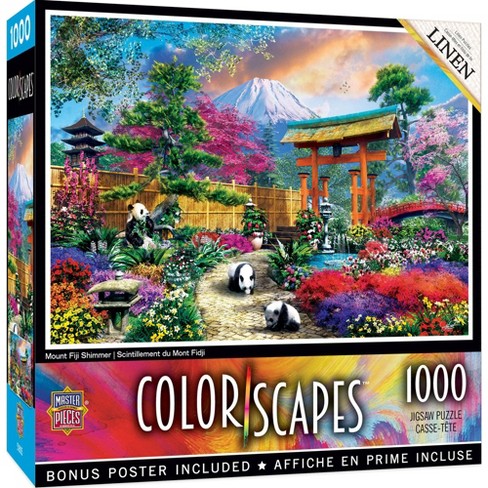 Invloedrijk Maaltijd vervorming Masterpieces 1000 Piece Jigsaw Puzzle - Mount Fuji Shimmer - 19.25"x26.75"  : Target