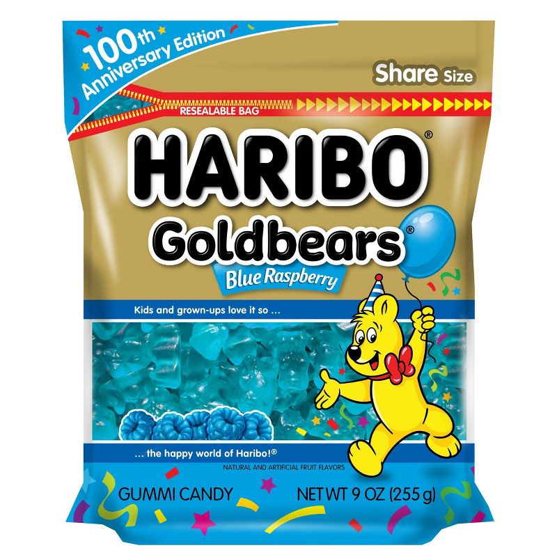 Haribo Gold Bears Blue Raspberry - 9oz, 1 of 4