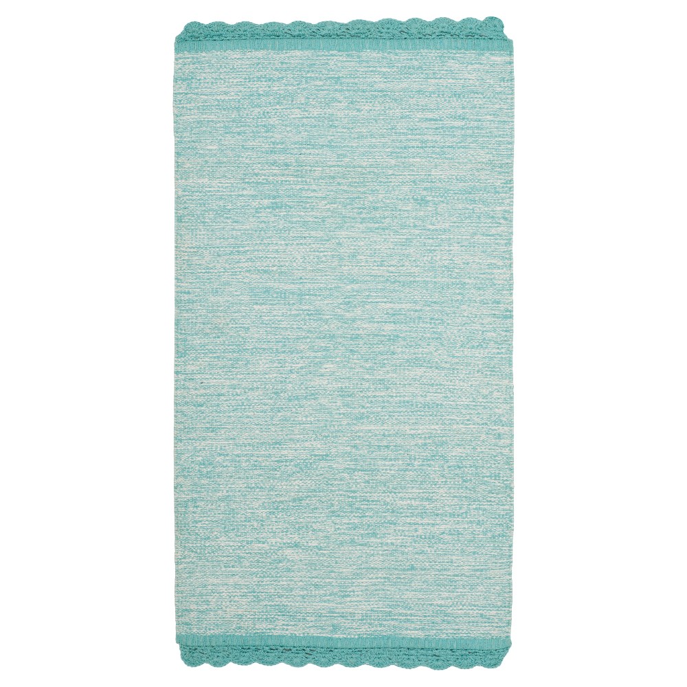 3'x5' Winnifred Woven Rug Turquoise - Safavieh