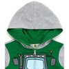 John Deere Tractor Fleece Zip Up Hoodie Toddler - 3 of 4
