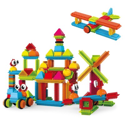 PICASSO-TILES 120 PC Hedgehog Building Blocks Set for Toddlers, Boys & Girls 3+