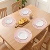 REGALWOVEN Farmhouse Placemats Set of 6 Woven Placemats, Washable Kitchen Table Mat for Dining Table Decor - 3 of 4