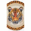 Earth Rugs Hand-Braided Bengal Tiger Round Trivet Hot Pad 10 Inch - 3 of 3