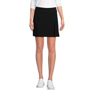 Lands' End School Uniform Women's Performance Pleated Skort Above the Knee - 1 of 4