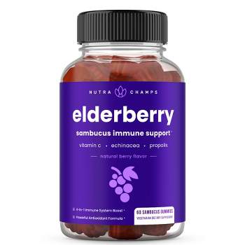 NutraChamps Elderberry Gummies - 60ct