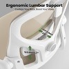 Lyngins Modern Ergonomic Home Office Desk Chair with Adjustable Lumbar Support,High Back Swivel Task Chair for Office,Study,Studio - 4 of 4