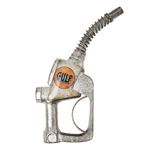 American Art Decor 5.75"x14.5" Gulf Metal Gas Nozzle Wall Decor Sign: Vintage Route 66 Replica - 1 of 4