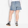 Women's Mid-Rise Curvy Heritage Midi Denim Shorts - Wild Fable™ - 3 of 3