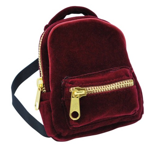 Burgundy mini backpack new arrivals