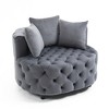 Furniture Classical Barrel Accent Chair, Modern Leisure Chair for Living Room, Bedroom, or Office - 3 of 4