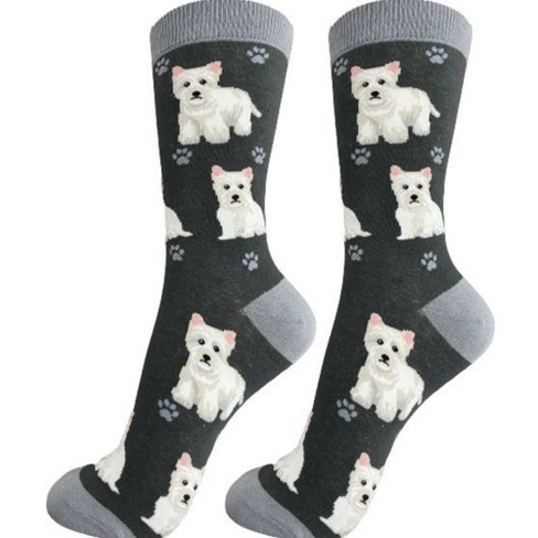 Novelty Socks 14.0 Black Chihuahua Socks Happy Tails E & S Pet