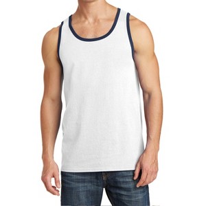 Mafoose Mens Solid Cotton Tank Top Sleeveless Tee Shirt for Sports, Gym, Fitness, Beach - 1 of 4
