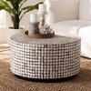 bali & pari Kaloni Coconut Shell and Acacia Wood Coffee Table - 2 of 4