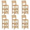 vidaXL Outdoor Bar Set Natural Wood Solid Acacia Wood Medium - 4 of 4