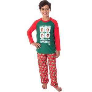 Elf The Movie Boys' Buddy I Like Smiling, Smiling's My Favorite Pajama Set Smiling's My Favorite - 1 of 4