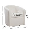 CAVINAS Modern Accent Chair Barrel Chair Comfy Chair Sofa Chair Reading Chair for Living Room, Bedroom - 2 of 4