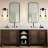 CityFurn 2-Light Modern Bathroom Wall Sconce with Globe Glass - 2 of 4