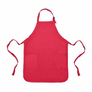 Dalix Waist Aprons Commercial Restaurant Home Bib Spun Poly Cotton Kitchen (3 Pockets) - 1 of 4