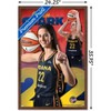 Trends International WNBA Indiana Fever - Caitlin Clark 24 Framed Wall Poster Prints - 3 of 4