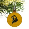 Central Oklahoma Secondary Logo Mini Small Tiny Wood Christmas Tree Holiday Ornament - 3 of 4
