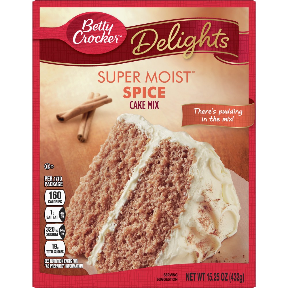 UPC 016000409989 product image for Betty Crocker Spice Cake Mix - 15.25oz | upcitemdb.com