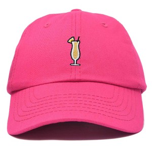 Dalix Pina Colada Embroidered Cap Cotton Baseball Cute Cool Dad Hat Womens - 1 of 4