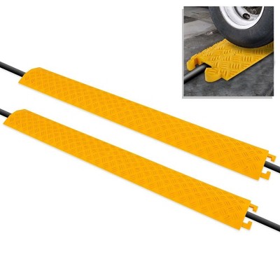 Heavy-Duty Cable Protector Ramp for Safety with Durable Material, Weather Resistant, Ideal for High-Traffic Areas