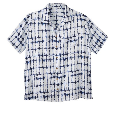 KingSize KS Island Printed Rayon Short-Sleeve Shirt