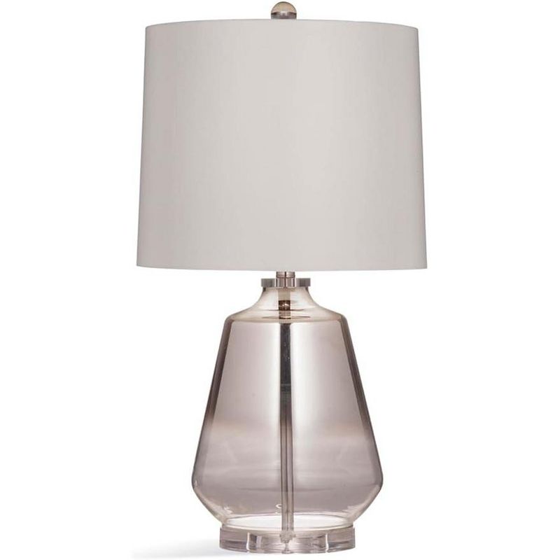 Bassett Mirror Company Adara Table Lamp Silver Grey/Clear, 1 of 2