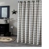 Park Designs Buffalo Check Shower Curtain Dove - 2 of 4