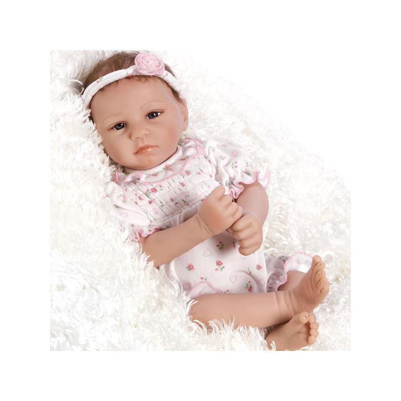 Paradise Galleries Lifelike & Realistic Newborn Reborn Baby Doll, Bundle of Joy, 18-inch Weighted Baby in GentleTouch Vinyl, 5-Piece Set, 4 of 7