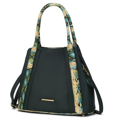 MKF Collection Kenna Snake embossed Vegan Leather Women’s Tote Handbag by Mia K