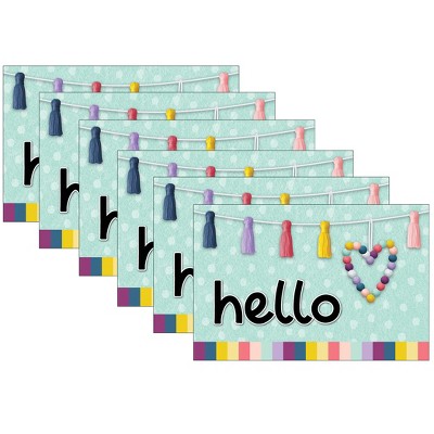Teacher Created Resources® Oh Happy Day Hello Postcards, 30 Per Pack, 6 Packs