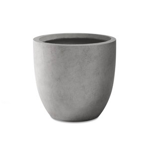 Rosemead Home & Garden Concrete Outdoor Planter Pot Cement Gray 13.39"x13.39"x12.6" - 1 of 4