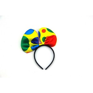 Dress Up America Polka Dot Clown Bow Headband - 1 of 2