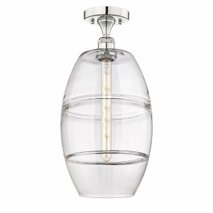 Vaz - 1 Light Semi-Flush Mount In Industrial Style-18.63 Inches Tall and 10 Inches Wide - 1 of 1