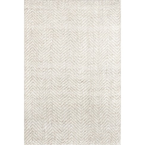 Nuloom Jute Chevron style sold Indoor/Outdoor Area Rug for sale