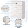 4 Drawer Dresser for Closet, Wood Chest of Drawers with Gold Handles for Bedroom, Modern Tall Dressers, Nightstand, Wooden Storage Organizer Cabinet - 3 of 4