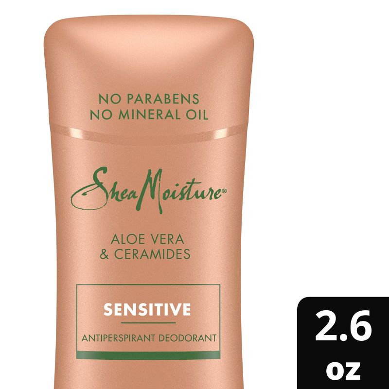 SheaMoisture Sensitive Skin Antiperspirant Deodorant Stick with Aloe Vera &#38; Ceramides - 2.6oz, 1 of 9